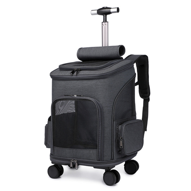 Cat & Dog Travel Bag with Universal Wheels