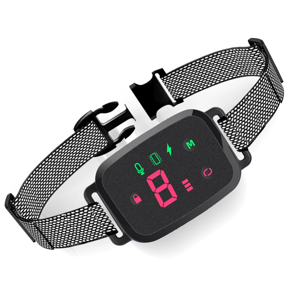 Electric Dog Training Collar Waterproof Dog Bark Collar Pet With